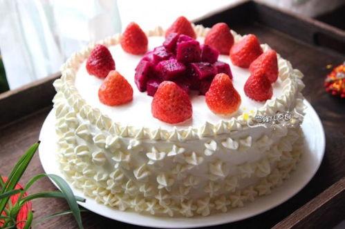 做奶油蛋糕的视频