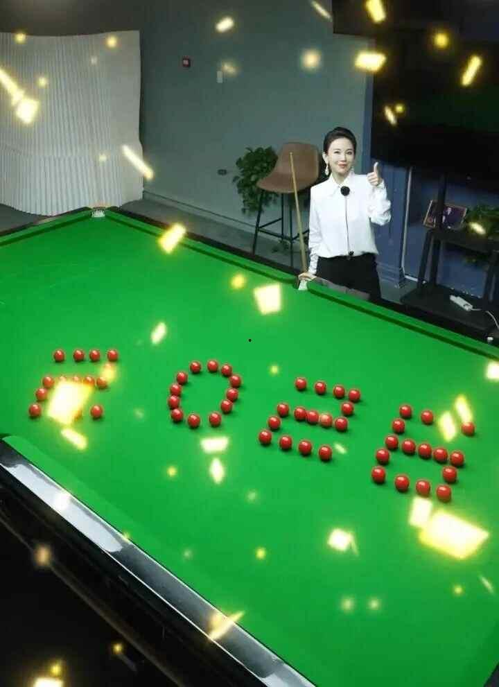 潘晓婷在台球视频,视频展现王者风范